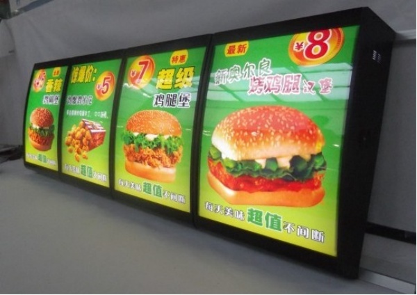 點餐燈箱